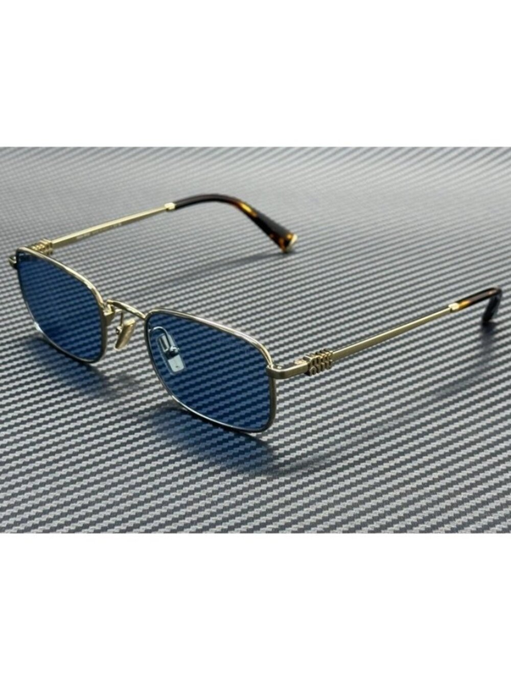 New Miu Miu Women Pale Gold Sunglasses 52-22-140